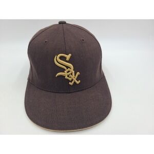 Youth Chicago White Sox Twins Enterprise Flex Fitted Hat Cap MLB Baseball Brown